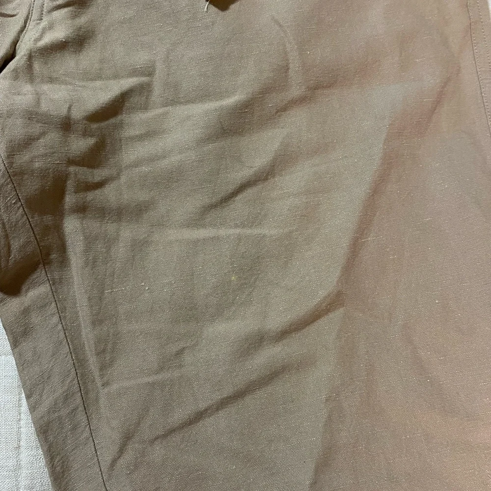 Banana Republic Men's Relaxed Fit Khaki linen Pants